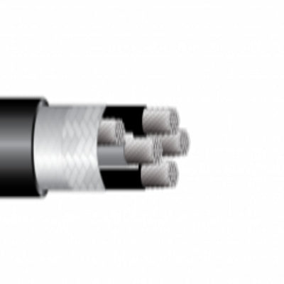 2-4C VFD Cable, Foil + Braid Shield, w/ 4 #10’s