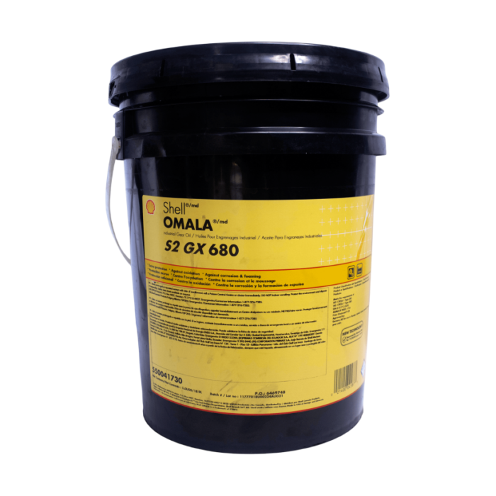 Shell Omala S2 GX (680) – 5gal./18.93-Liter. Pail 550041730